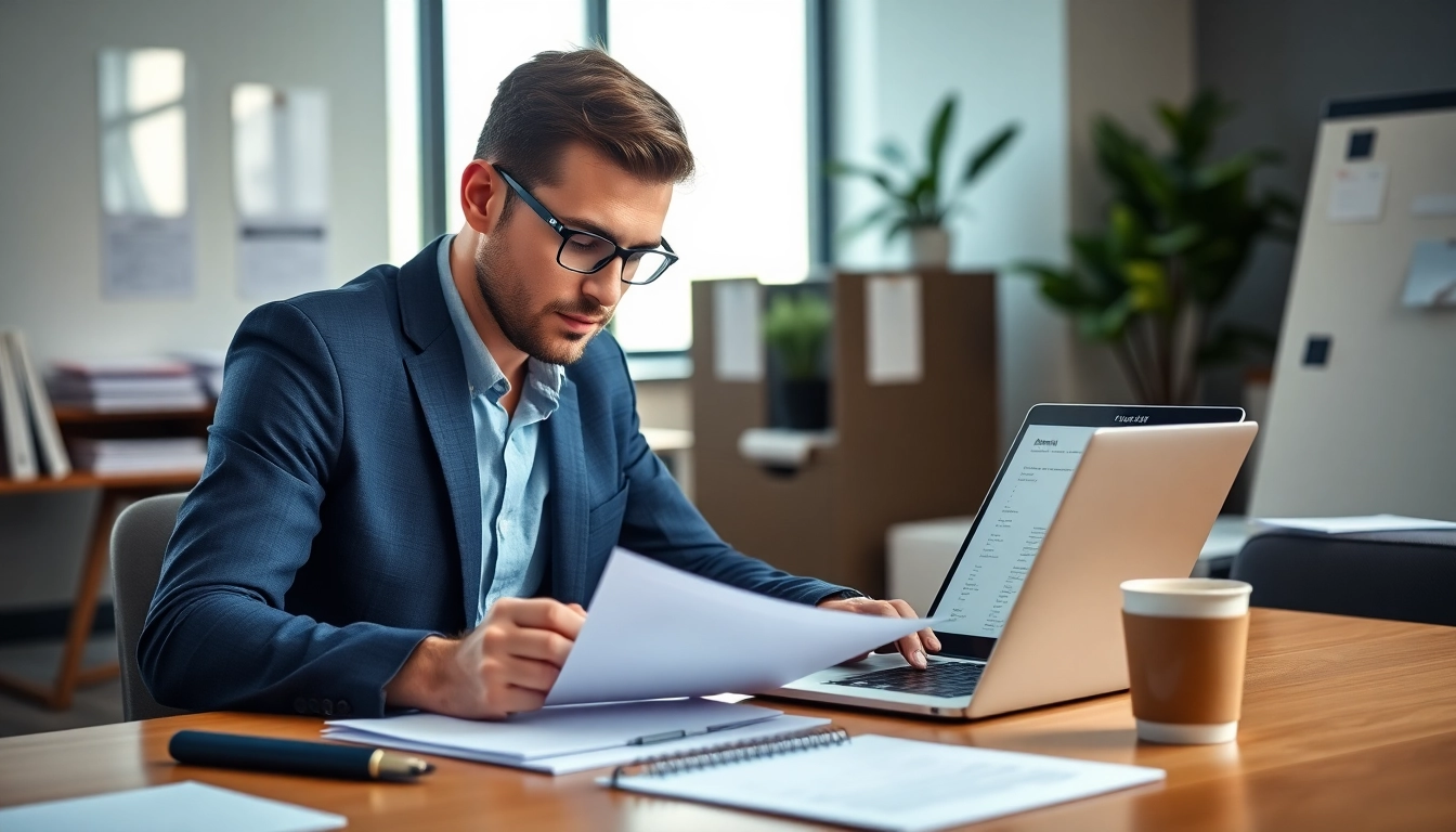 Submit your eta application uk with confidence in a modern office setting.