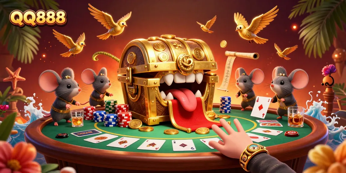 Discover entertainment treasures at QQ888’s cartoon gaming paradise filled with poker charm.