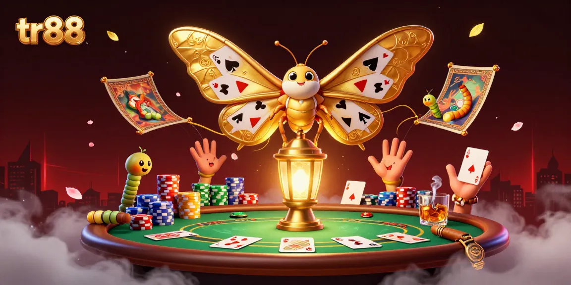 Bet on exciting poker tournaments with tr88, featuring vibrant casino elements and stunning visuals.
